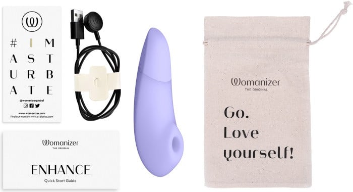 Вакуумний стимулятор з вібрацією Womanizer Enhance (Lilac) - Зображення 12