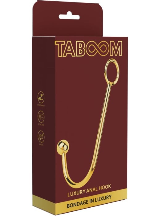 Анальный BDSM-крюк из стали Taboom Bondage In Luxury Anal Hook - Изображение 4