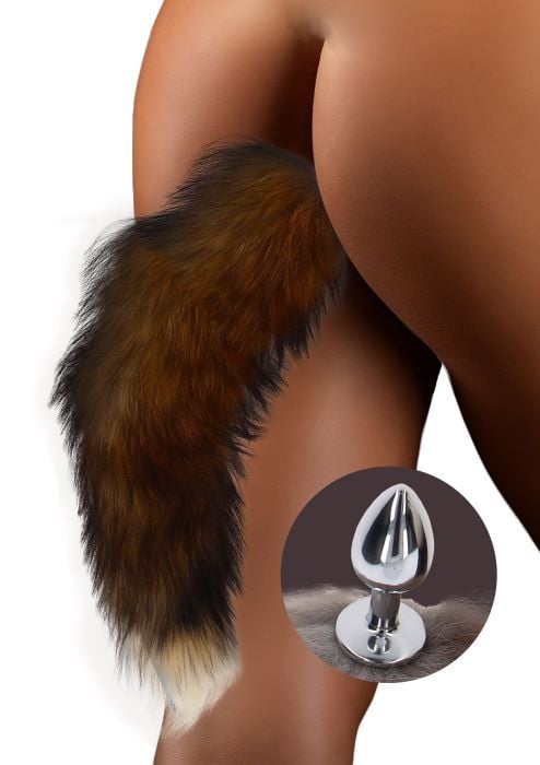 Анальна пробка з хвостом Taboom Foxtail Buttplug - Зображення 5
