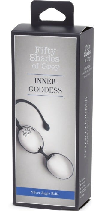 Вагінальні кульки Inner Goddess Silver Jiggle Balls от Fifty Shades of Grey - Зображення 6