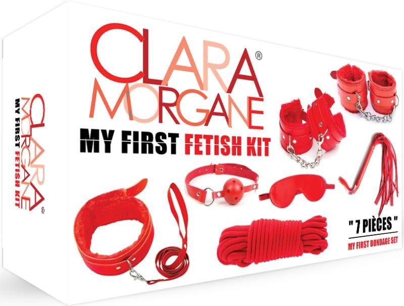 Бондажний набір Clara Morgane My First Fetish Kit (Red) - Зображення 3