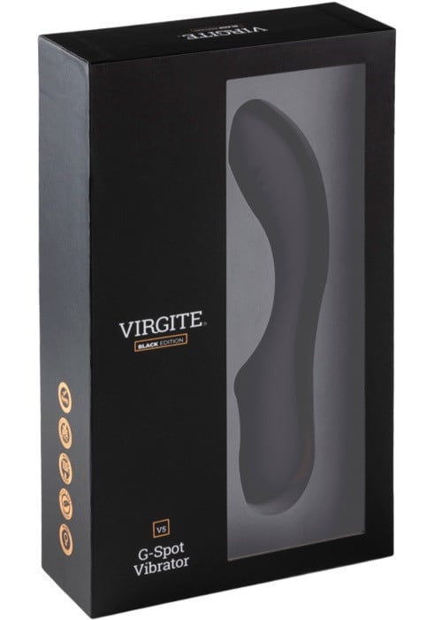 Вібратор для точки-G Virgite V5 Black Edition - Зображення 4