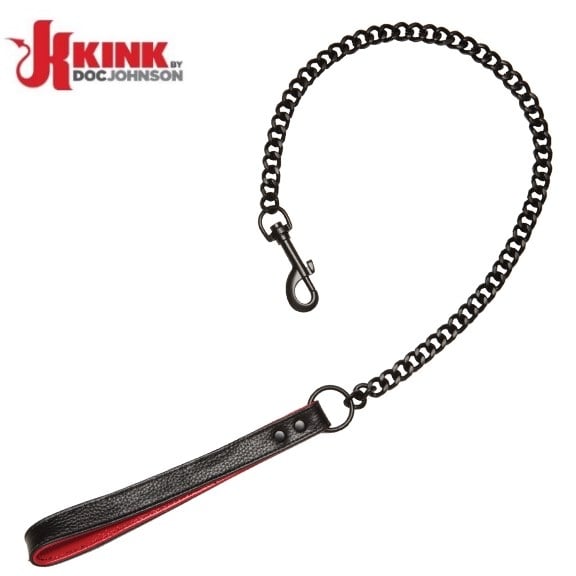 Шкіряний нашийник Kink Leather Handler's Collar від Doc Johnson