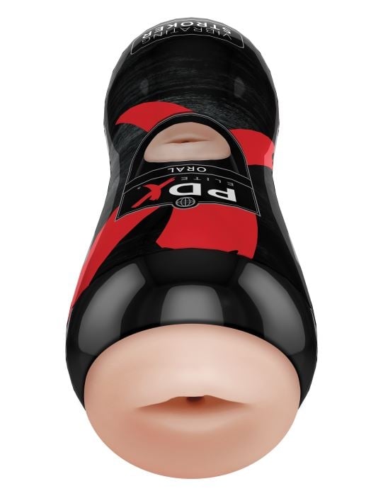 Мастурбатор с вибро PDX Elite Vibrating Oral Stroker от Pipedream - Изображение 2