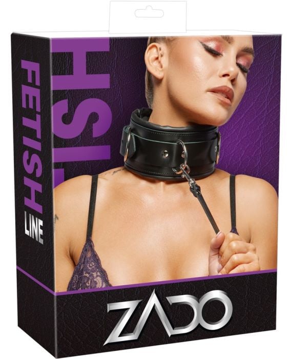 Шкіряний нашийник із повідцем Zado Fetish Line Collar and Leash - Зображення 14