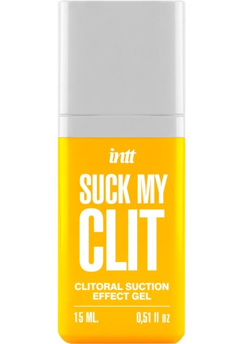 Жидкий вибратор с эффектом вакуумной стимуляции Intt Suck My Clit (Tropical Mango), 15 мл - Изображение 6