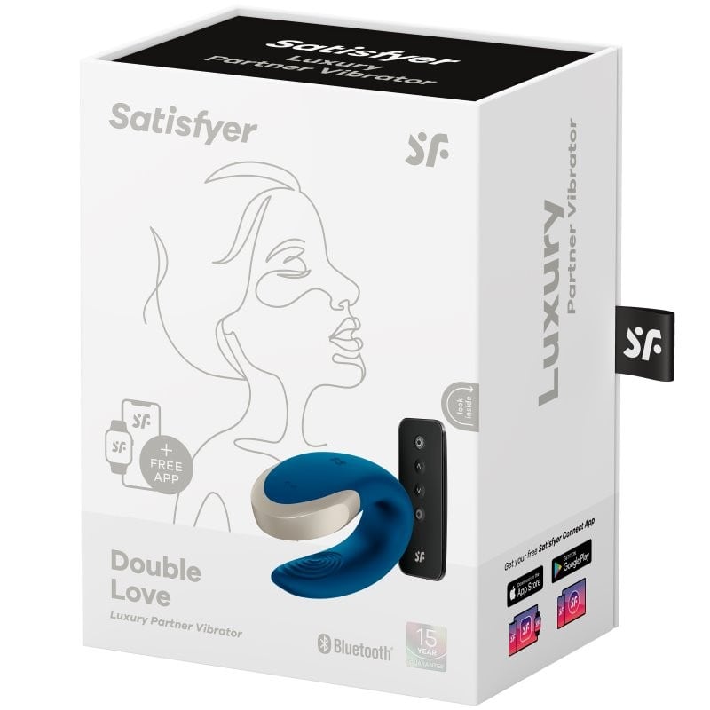Вибратор для пары Satisfyer Double Love (Blue) - Изображение 7