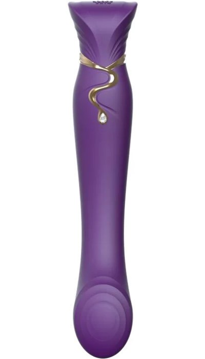 Вибратор с нагревом и пульсацией Zalo Queen Set (Purple) - Изображение 5