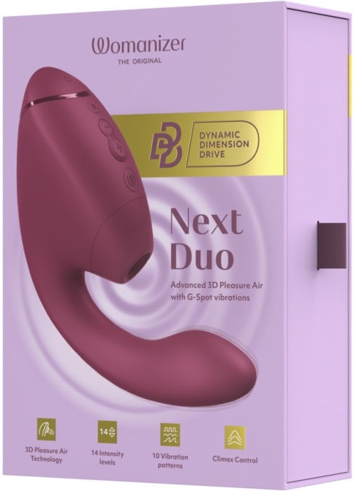 Вакуумний вібратор Womanizer Next Duo (Dusky Pink) - Зображення 15