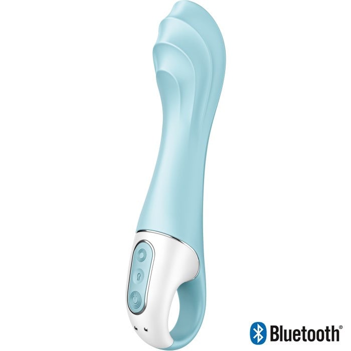 Вибратор с функцией расширения Satisfyer Air Pump Vibrator 5+ (Blue)