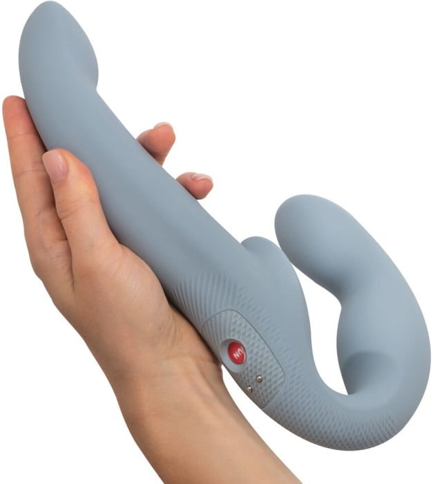 Безремневий страпон з вібро Fun Factory Share Vibe Pro (Grey) - Зображення 6