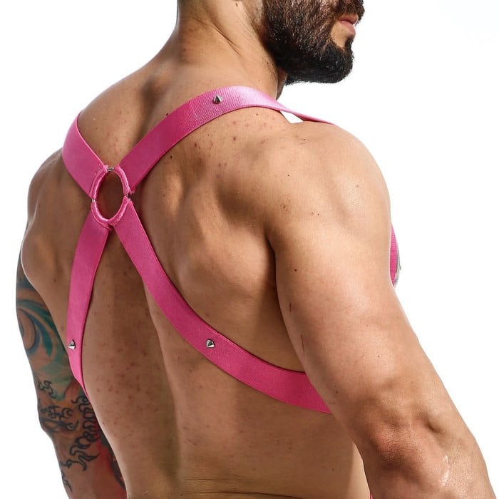 Чоловіча портупея Mob Dngeon Crossback Harness (Pink) - Зображення 3