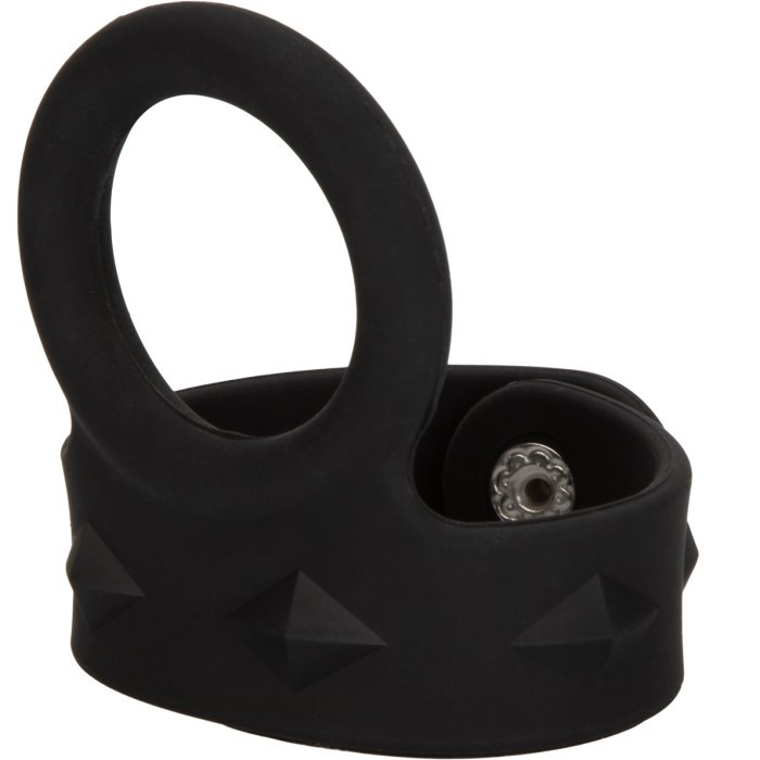 Ерекційне кільце CalExotics Silicone Tri-Snap Scrotum Support Ring - Зображення 2
