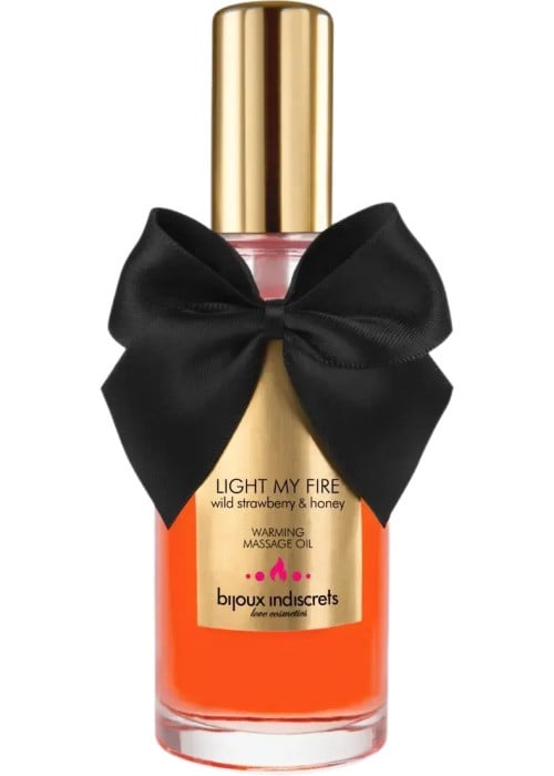 Массажное масло со вкусом земляники Light My Fire Wild Strawberry & Honey от Bijoux Indiscrets - Изображение 2