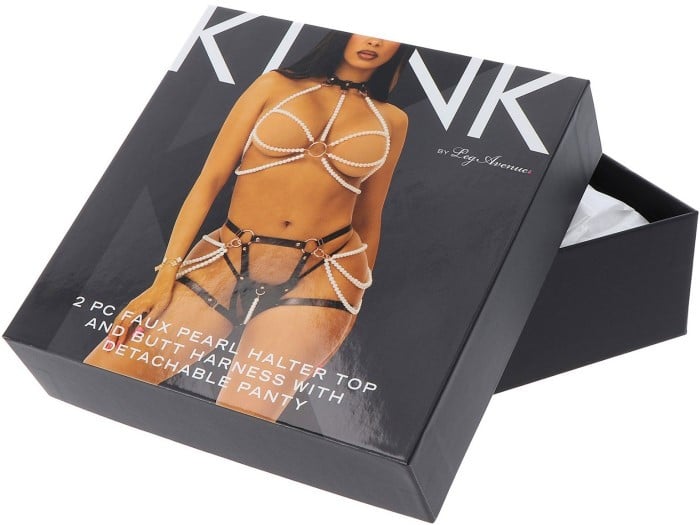 Портупея Leg Avenue Kink Faux Pearl Halter Harness - Изображение 9
