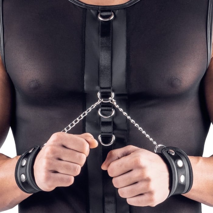 Мужская майка с наручниками Svenjoyment Bondage Shirt - Изображение 2