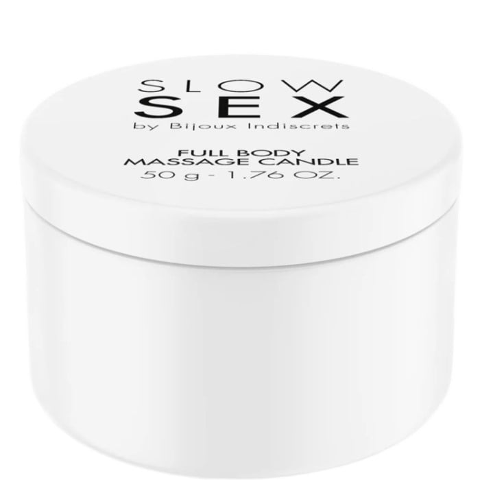 Массажная свеча Bijoux Indiscrets Slow Sex Full Body Massage Candle, 50 г - Изображение 7