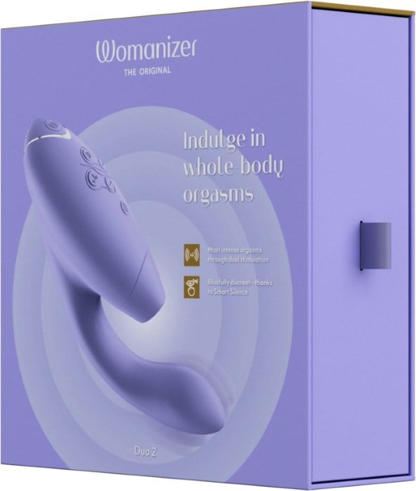 Вакуумный вибратор Womanizer Duo 2 (Lilac) - Изображение 10