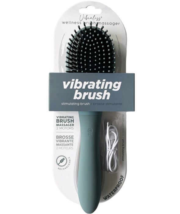 Вибратор расческа Vibraliss Vibrating Brush (Grey) - Изображение 5