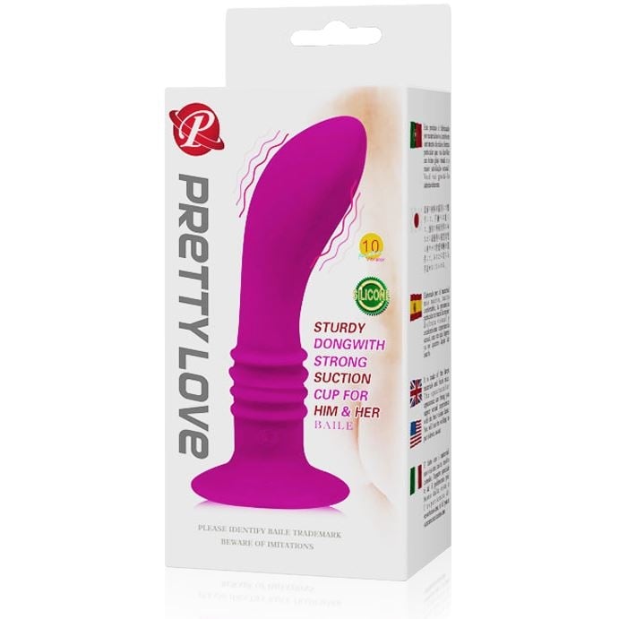Анальна пробка з вібрацією Pretty Love Sturdy Dong - Зображення 2
