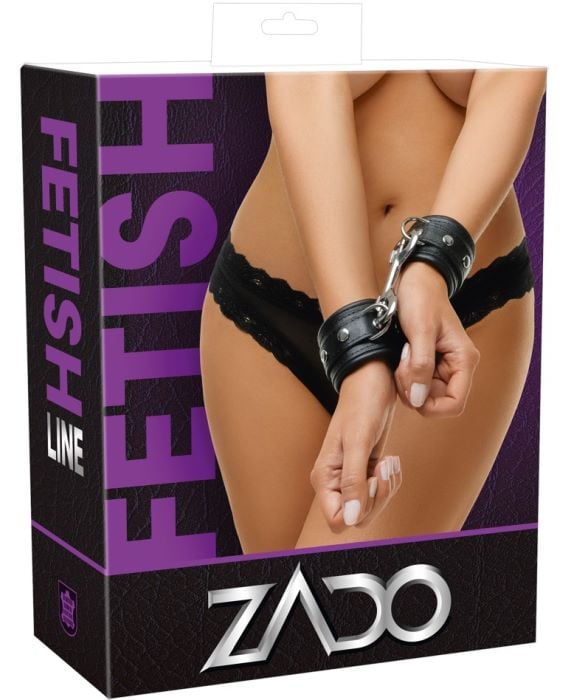 Шкіряні наручники Zado Fetish Line Leather Cuffs - Зображення 8