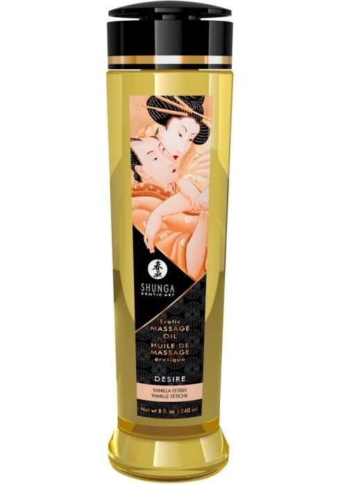 Массажное масло с ароматом ванили Shunga Desire Vanilla, 240 мл - Изображение 2