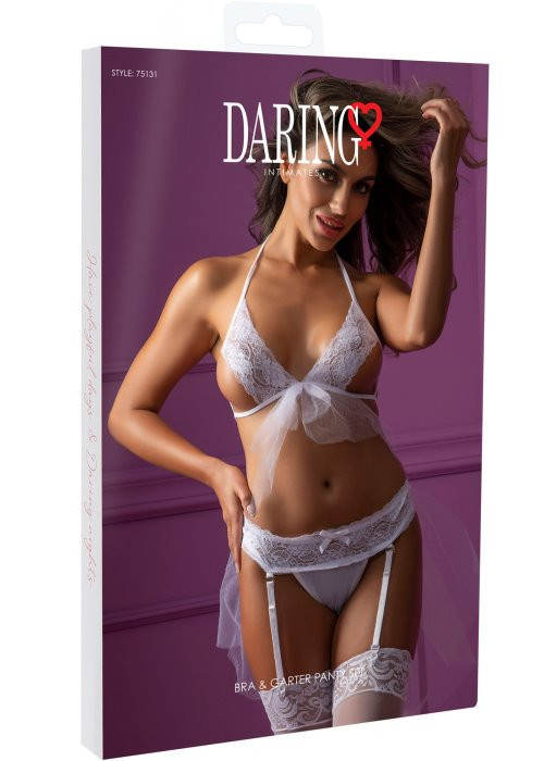 Комплект белья бюстгальтер и трусики Daring Intimates Bra and Garter Panty Set - Изображение 8