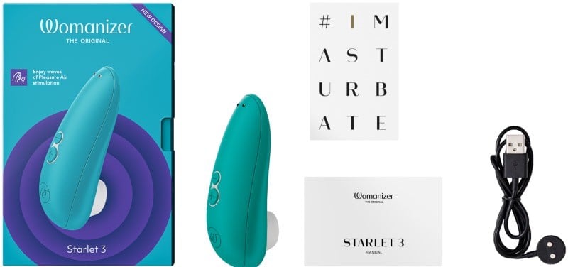 Вакуумный стимулятор Womanizer Starlet 3 (Turquoise) - Изображение 9