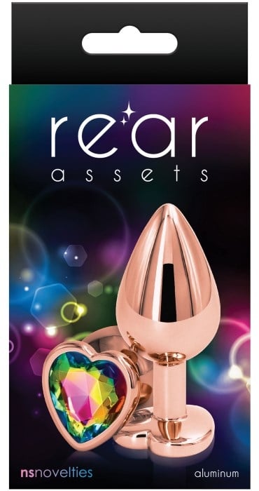 Анальна пробка Rose Gold Heart Medium від NS Novelties - Зображення 2