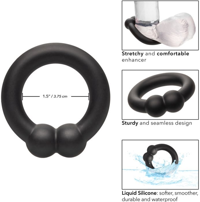 Эрекционное кольцо CalExotics Liquid Silicone Muscle Ring - Изображение 5