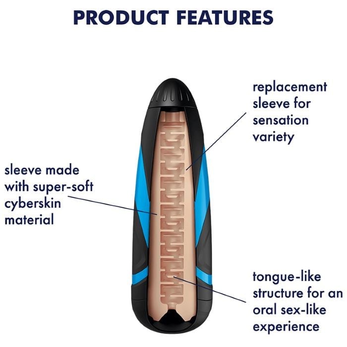 Рукав для мастурбатора Satisfyer Men - Lusty Tongues - Зображення 2