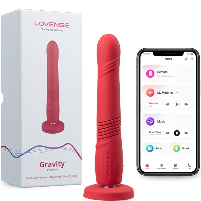 Вібратор Lovense Gravity з поступальними рухами - Зображення 10