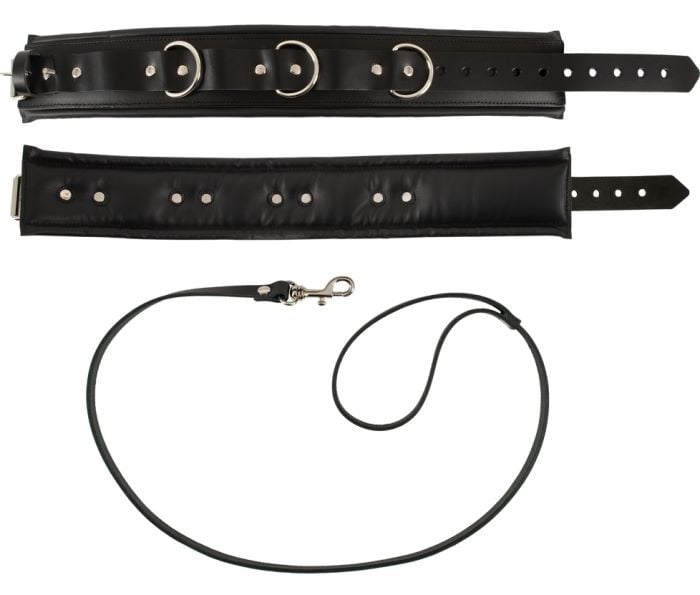 Шкіряний нашийник із повідцем Zado Fetish Line Collar and Leash - Зображення 6