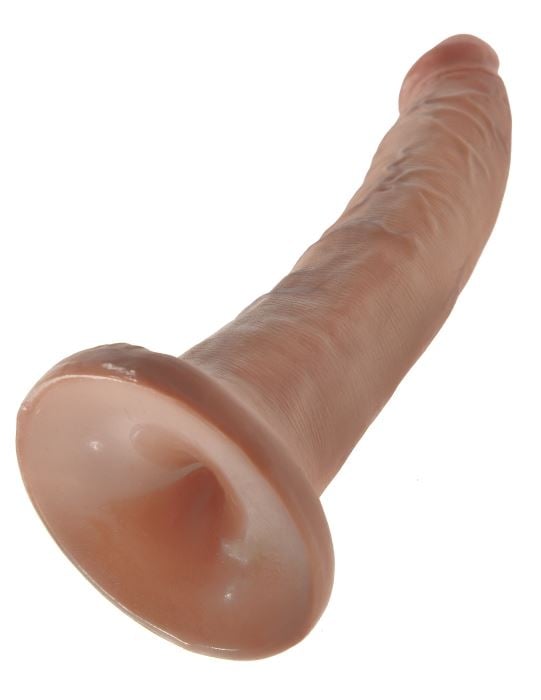 Фаллоимитатор King Cock 7" Tan от Pipedream - Изображение 4