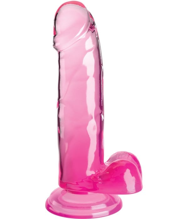 Фалоімітатор Pipedream King Cock Clear 7" Pink