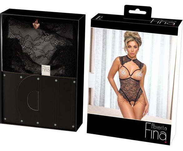 Боді з пікантним вирізом Abierta Fina Crotchless Body - Зображення 8