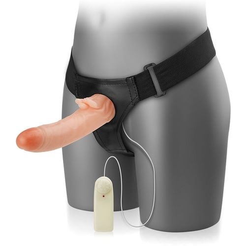 Страпон с вагиной и вибро Ultra Passionate Harness от Baile - Изображение 4