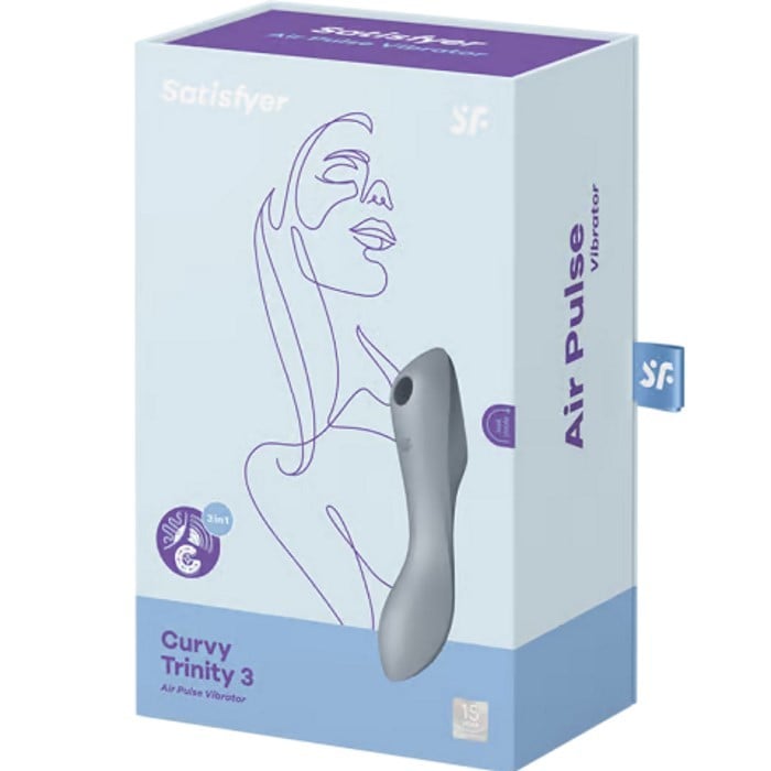 Вакуумний вібратор Satisfyer Curvy Trinity 3 - Зображення 9