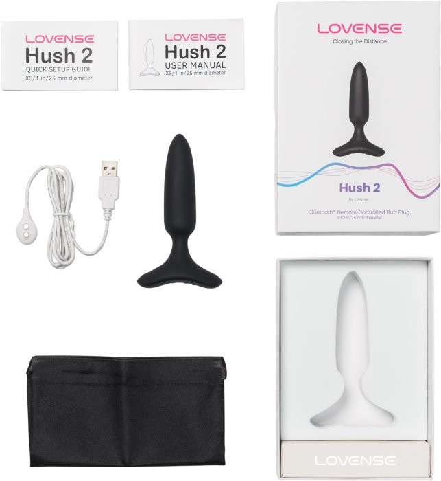 Анальная пробка с вибро Lovense Hush 2 (XS) - Изображение 7