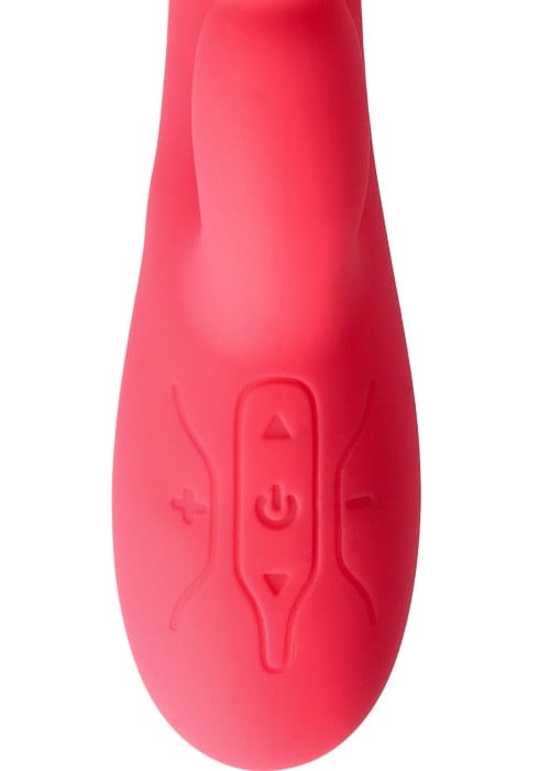 Вібратор кролик з пульсацією Virgite V9 (Pink) - Зображення 5