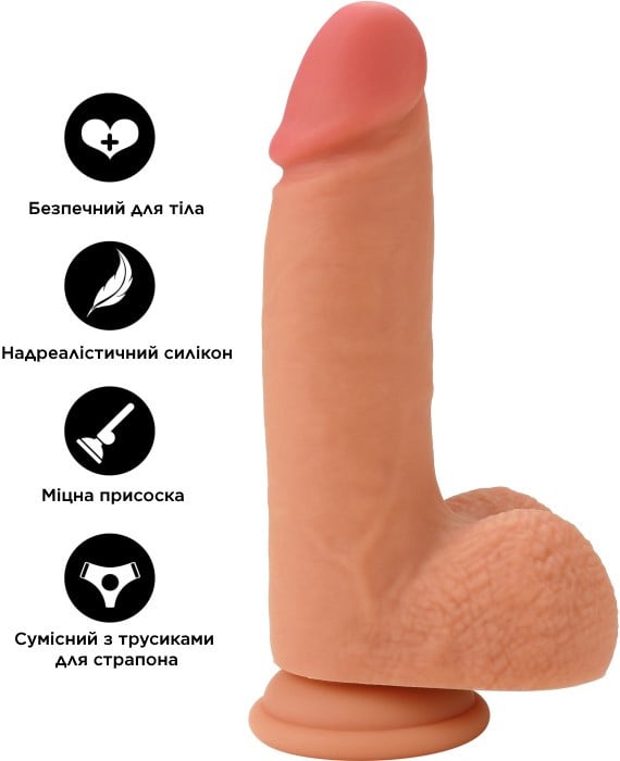 Фаллоимитатор Inferno Life-like Liquid Silicone, 16 см - Изображение 8