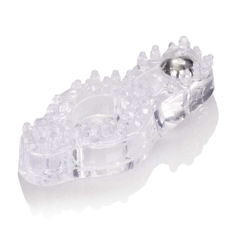 Ерекційне кільце з бусинкою Basic Essentials від CalExotics - Зображення 4