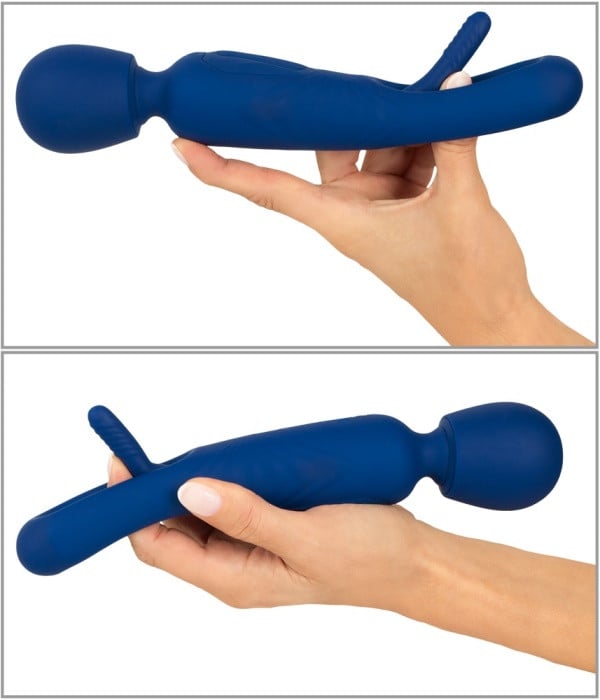 Вибромассажер 2 в 1 Wand with Flicking Tongue от Orion - Изображение 10