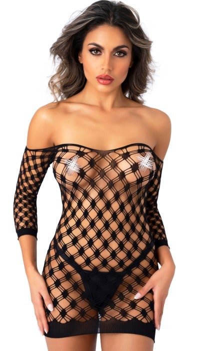 Мінісукня Fence Net Minidress від Daring Intimates - Зображення 2
