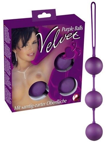 Вагинальные шарики Velvet Purple Balls от Orion - Изображение 2