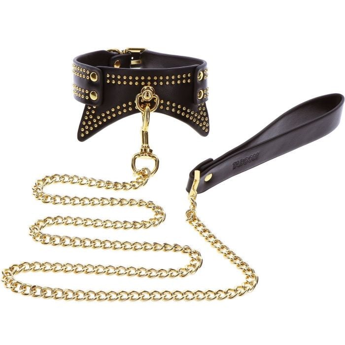 Нашийник із повідцем Taboom Vogue Studded Collar and Leash - Зображення 2