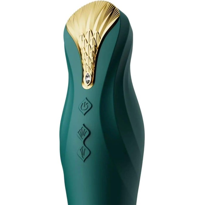 Вибратор с поступательными движениями Zalo King Thruster (Turquoise) - Изображение 3
