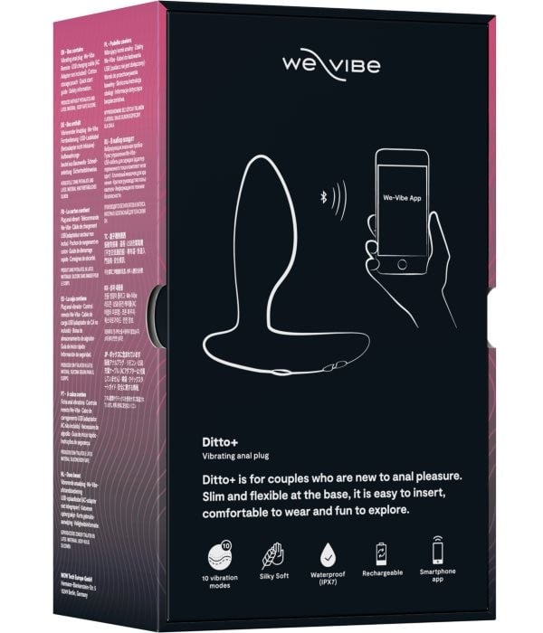 Анальная пробка с вибро We-vibe Ditto+ (Black) - Изображение 16