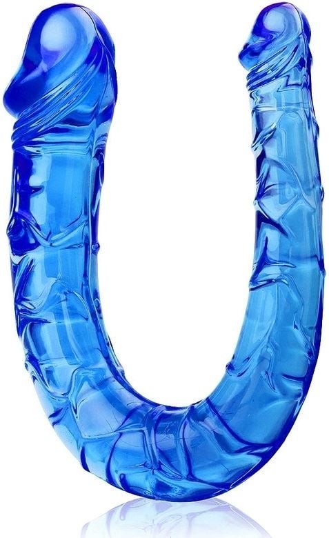 Двусторонний фаллоимитатор Double Dong 30 см (Blue)