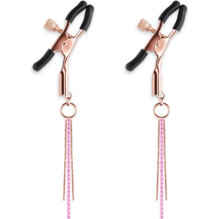 Затискачі для сосків NS Novelties Bound Nipple Clamps D3 (Rose Gold)